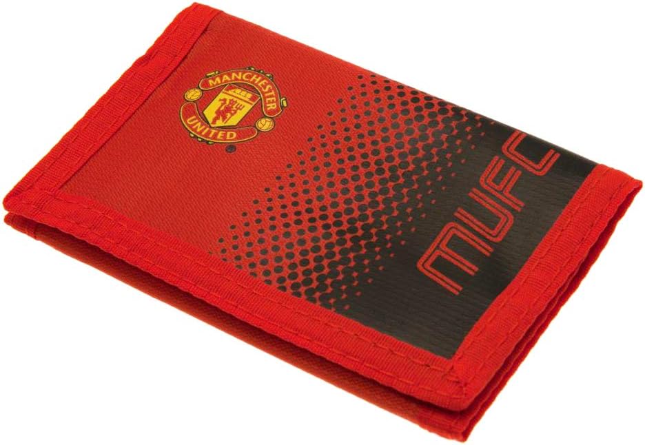 Premier Life Store Manchester United FC 2428 Nylon Wallet Unisex Children’s, Red