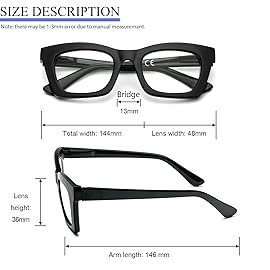 REAVEE 3 Pack Oprah Style Reading Glasses Blue Light Blocking Computer Square Readers for Women with Spring Hinge Anti Glare/Eyestrain, Black Green Clear 2.5