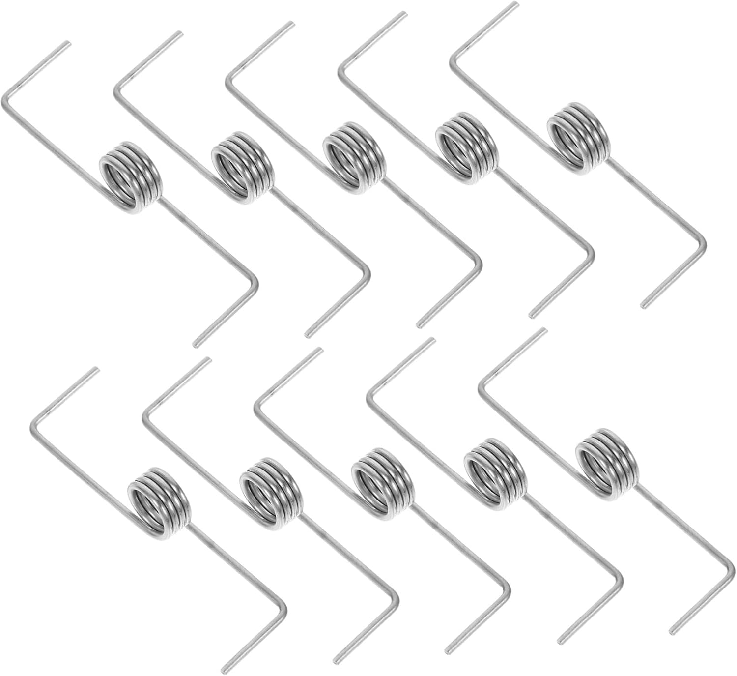 10pcs Adjustable Lid Springs for Trash Cans Replacement Torsional Springs for Secure Bin Lids Easy Install for Home Office Use