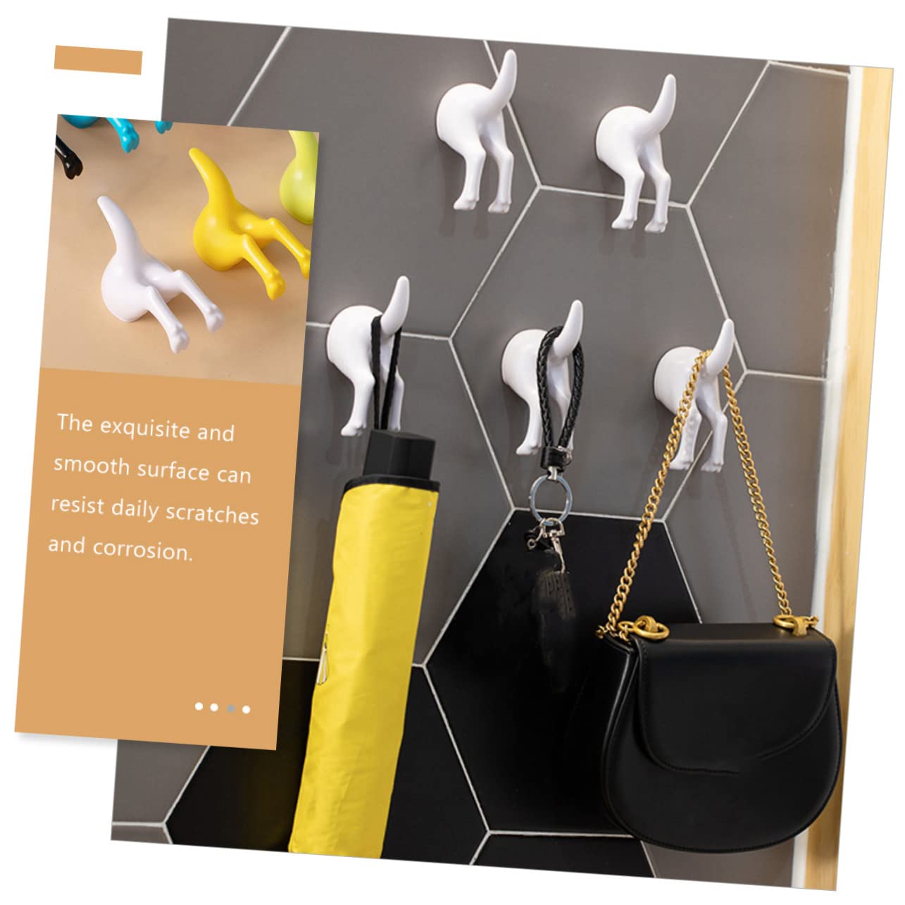 Operitacx 3 Series Gancho De Bata De Pared Manos Gancho De Toalla Baños Ganchos De Toalla De Baño Creativo Ganchos Colgantes De Pared Gancho Decorativo Gancho Colgante Abs 5 Piezas*3