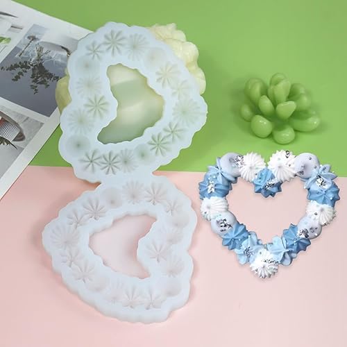 Miniatura 3 de mostsom Moldes de silicona para piruletas, molde de caramelo de chocolate, moldes de lechón de paletas de flores, panales de chocolate, moldes para