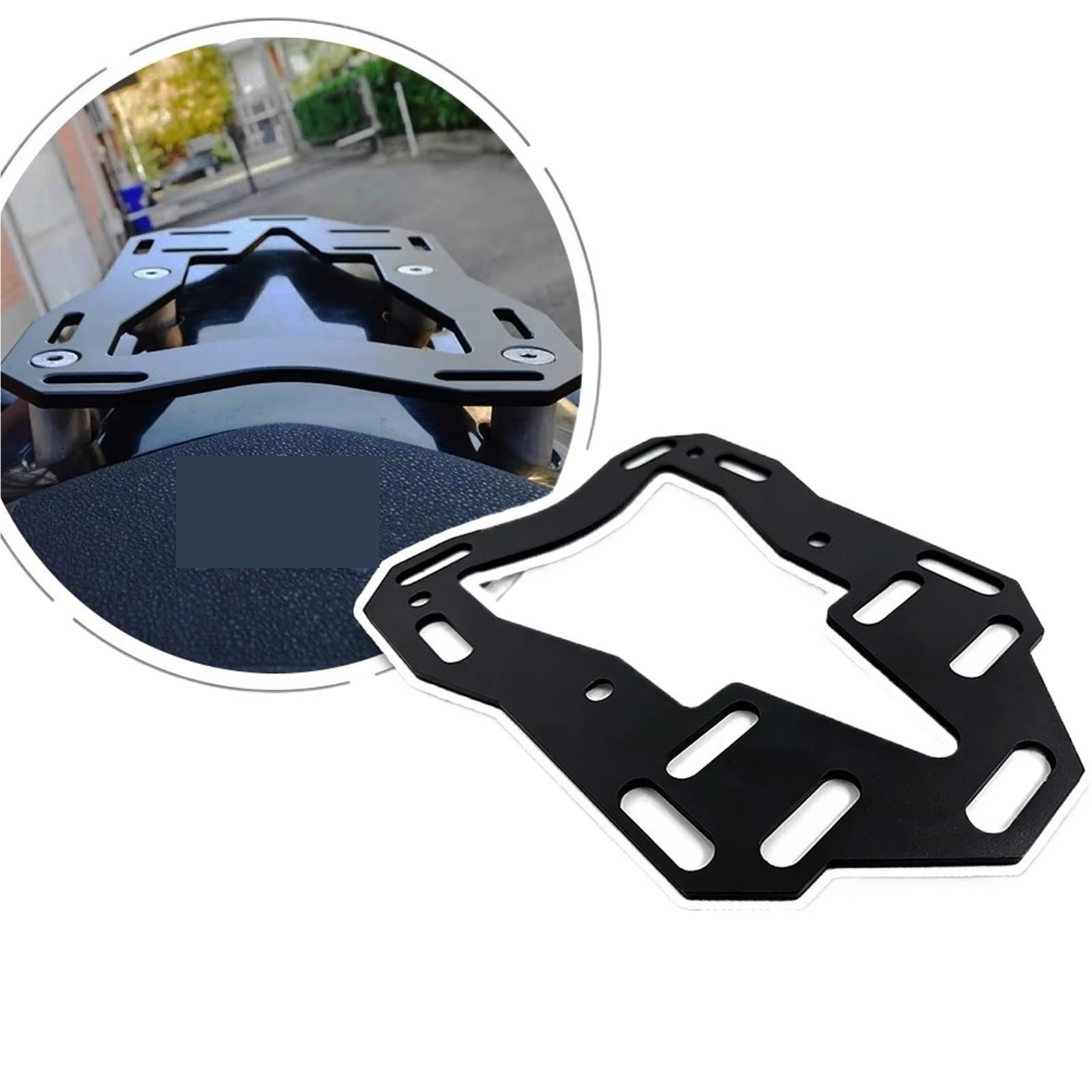 Moto Portaequipajes Trasero Compatible con Hus&qvarna Norden 901 Equipaje Trasero de ampliación Bastidor