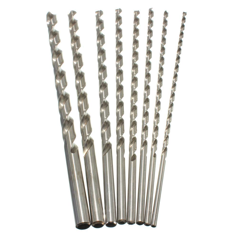 belupai Foret hélicoïdal HSS extra long de 350 mm de diamètre - Foret hélicoïdal à tige droite - 16 mm