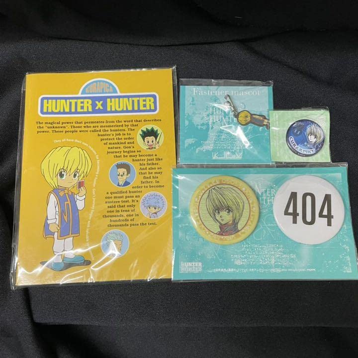 Amazon.co.jp: ハンターハンター クラピカ ノート 缶バッジ 404
