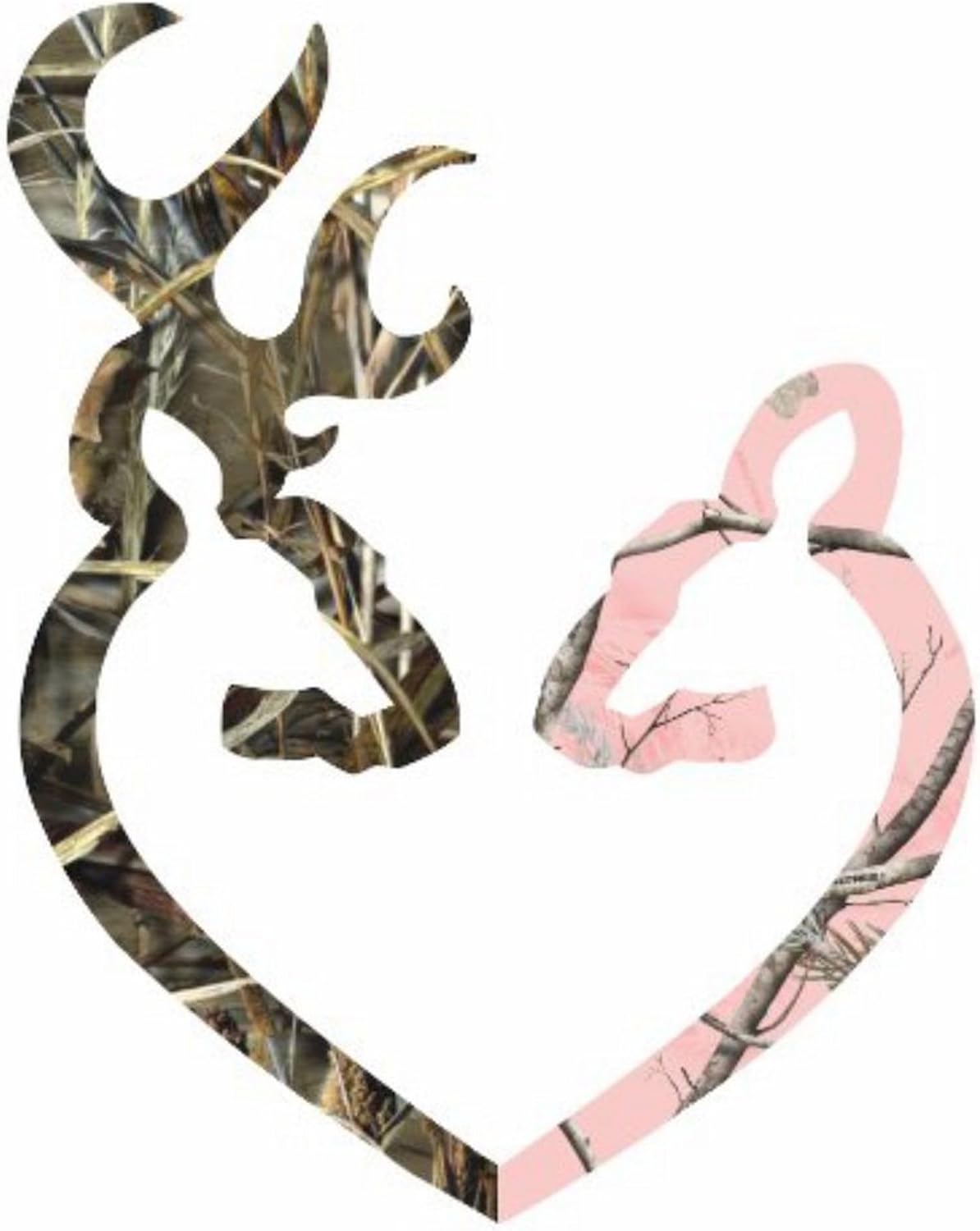 CafePress Deer Heart Pajamas Women's Novelty Cotton Pajama Set, Comfortable PJ Sleepwear