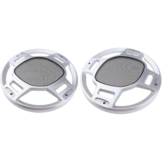 ATORSE 2Pcs Speaker Grills Cover Case with Screws for Loudsp