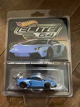 ホットウィール エリート64 LBWK ランボルギーニ アヴェンタドール Hot Wheels Elite 64 Series Liberty Walk Lamborghini