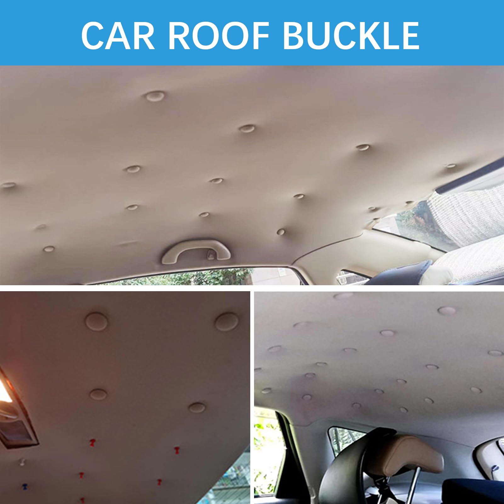 65 Set Car Roof Headliner Repair Kits, 262 Pcs Auto Seychelles