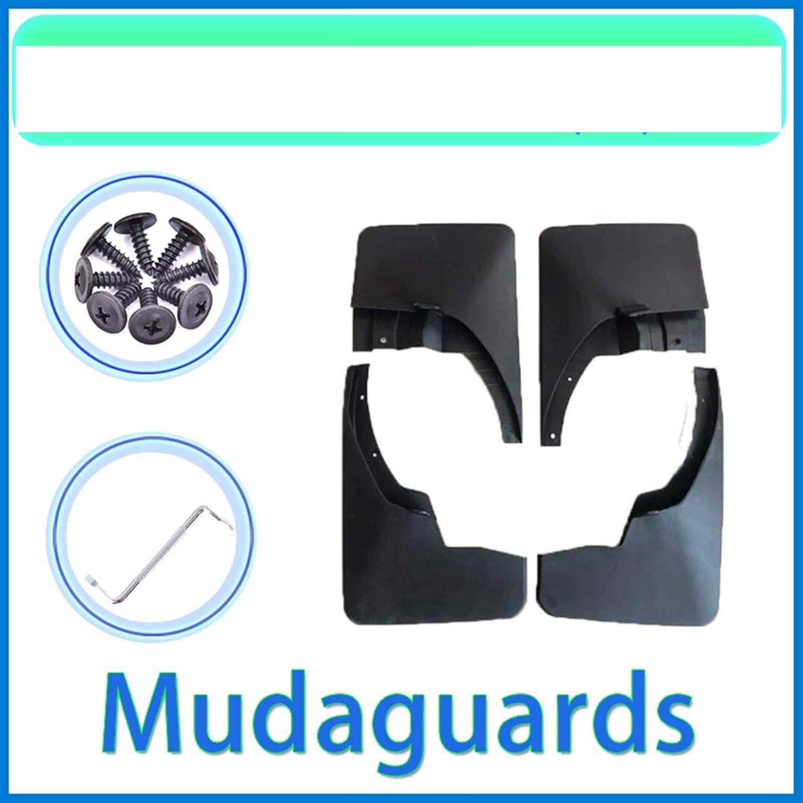Kit 4 Garde-Boue Pour Nissan NP300 Navara D23 2015-2019 – Protection Anti-Éclaboussures Roues Avant/Arrière - 12