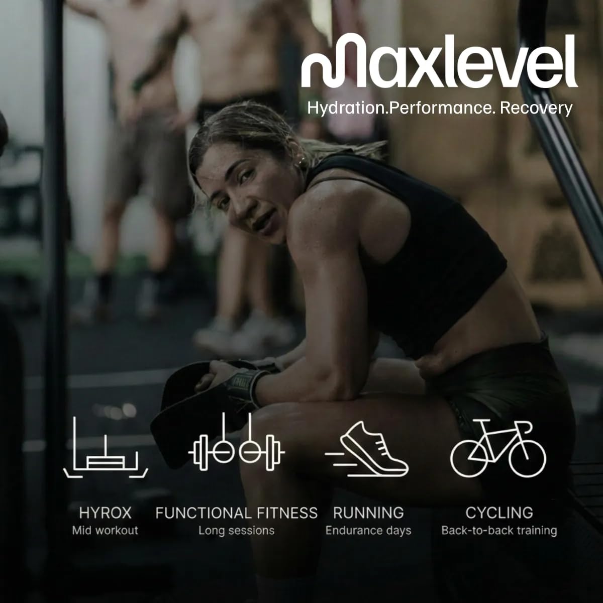 Maxlevel Electrolyte+ Pressed Lemon, Premium Elektrolyte Pulver mit Kreatin