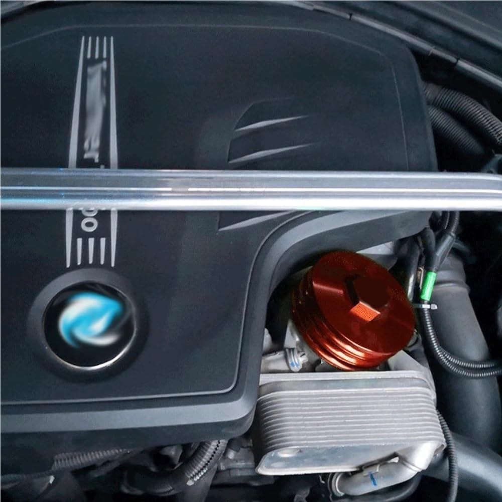 Alloggiamento del guscio di raffreddamento del filtro dell'olio motore in alluminio adatto for BMW 3