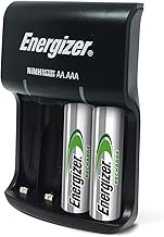 Energizer Recharge Basic Battery Charger, Rechargeable AAA and Rechargeable AA Batteries Charger