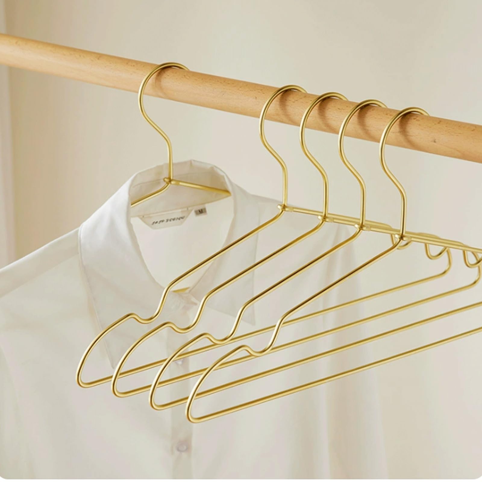 Paquete de 10 Perchas for Ropa, aleación de Aluminio, Resistentes, secas