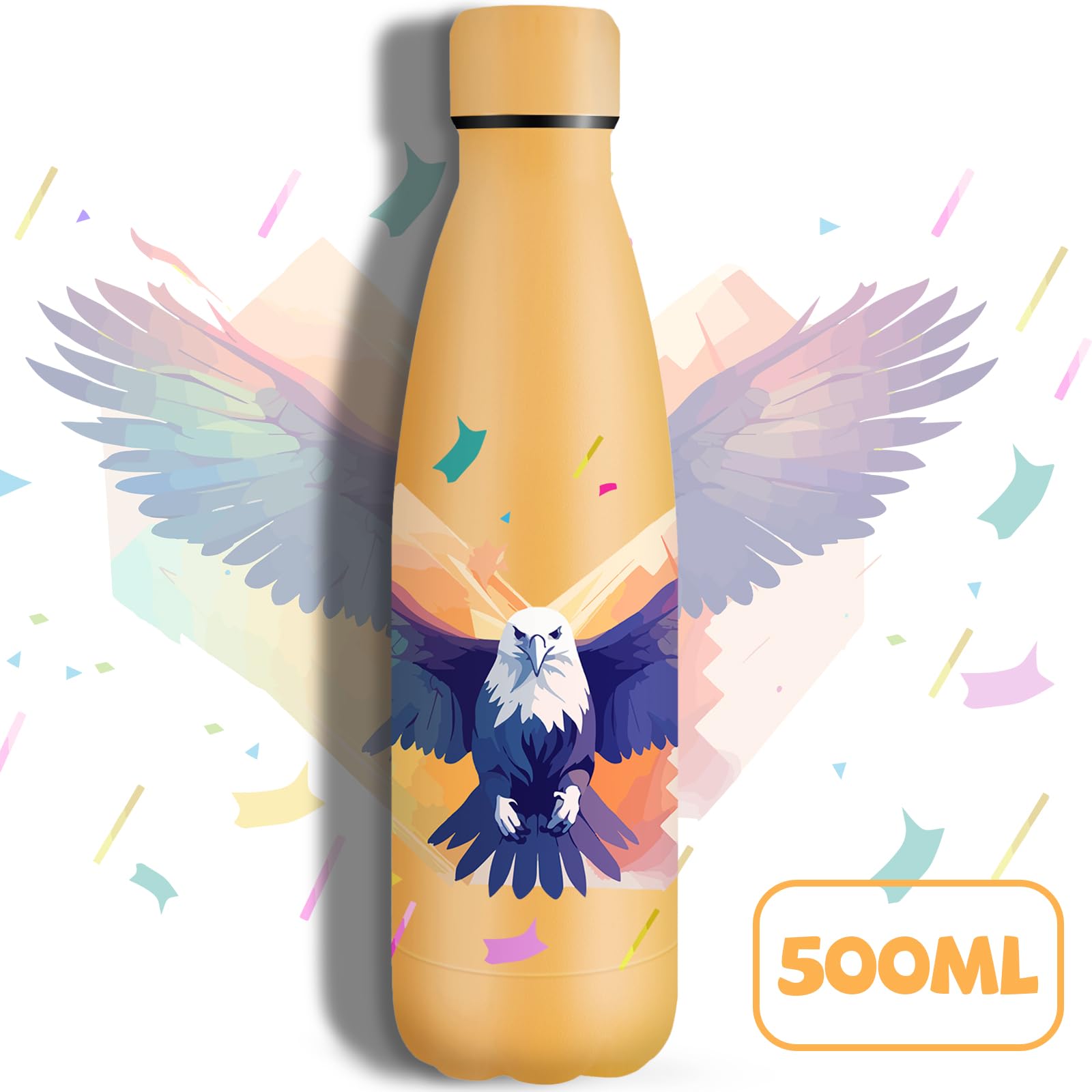 Drinkfles Van Roestvrij Staal, Geïsoleerde Fles, 1 Liter