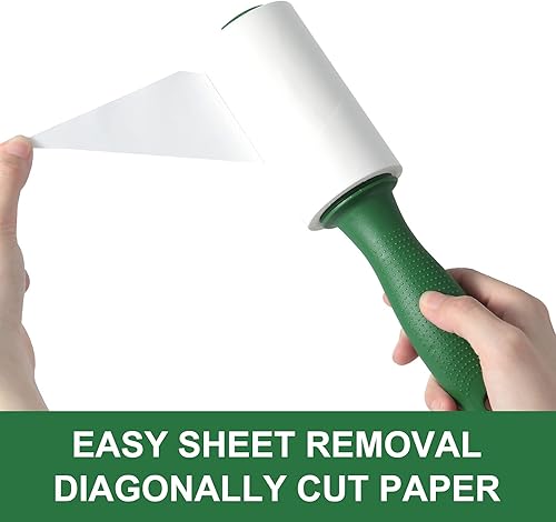 Miniatura 3 de Rodillos de pelusa extra pegajosos para eliminar el pelo de las mascotas para lavandería ropa muebles alfombra en total de 300 hojas de cepillo