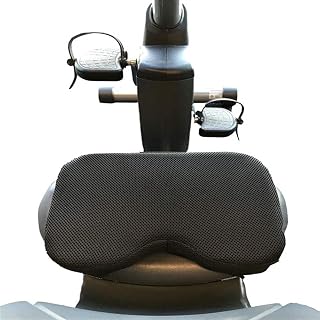 Rowing Machine Seat Cushion,Padding for Rowing Machine Seat | Rower Seat Pad with Straps for Rowing Machine Rower Accessories Bokelot