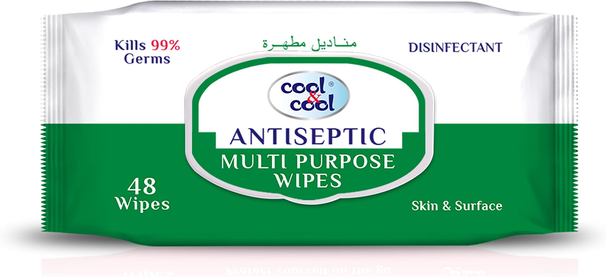 Cool & CoolAntiseptic Multi Purpose Wipes 48's