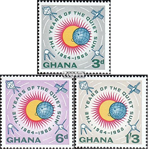 Ghana Michel.-No..: 185A-187A (Completa Edizione) 1964 Pacifica Sole (Francobolli per i Collezionisti) Spazio