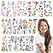 yumcute Tatuaggi Temporanei per Bambini, Tatuaggi Finti Bambini Impermeabili de Sirena, per Compleanno Ragazze Accessori per Feste Goodie Bag Stuffers Riempitivi per Feste