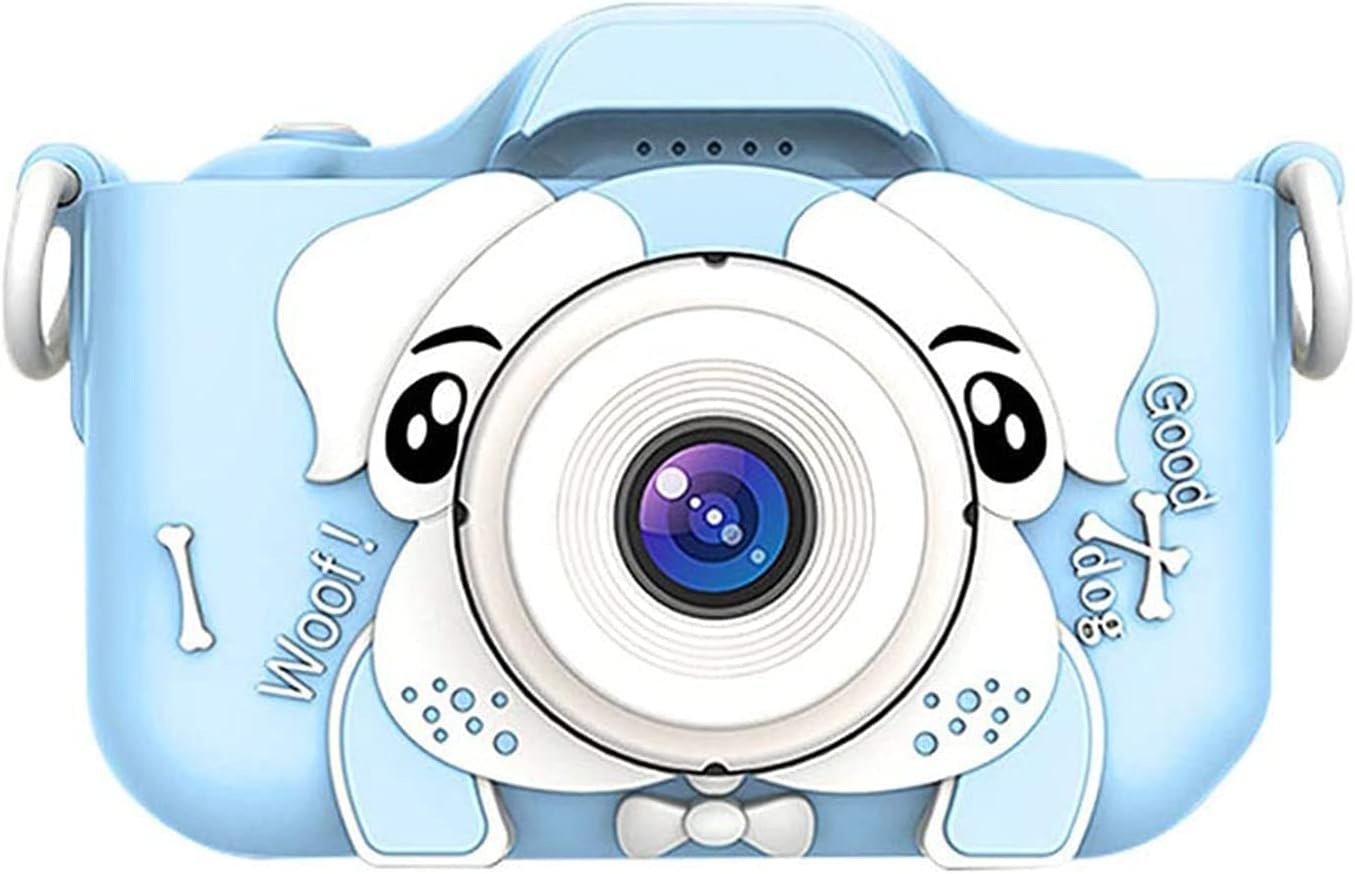 Kids Camera,Kid Digital Video Selfie Cameras 2.0 Inch IPS Screen Child Toddler Camera,Best Birthday Toys Gifts for Boys Girls 3-12 Year Old (Color : Blue)
