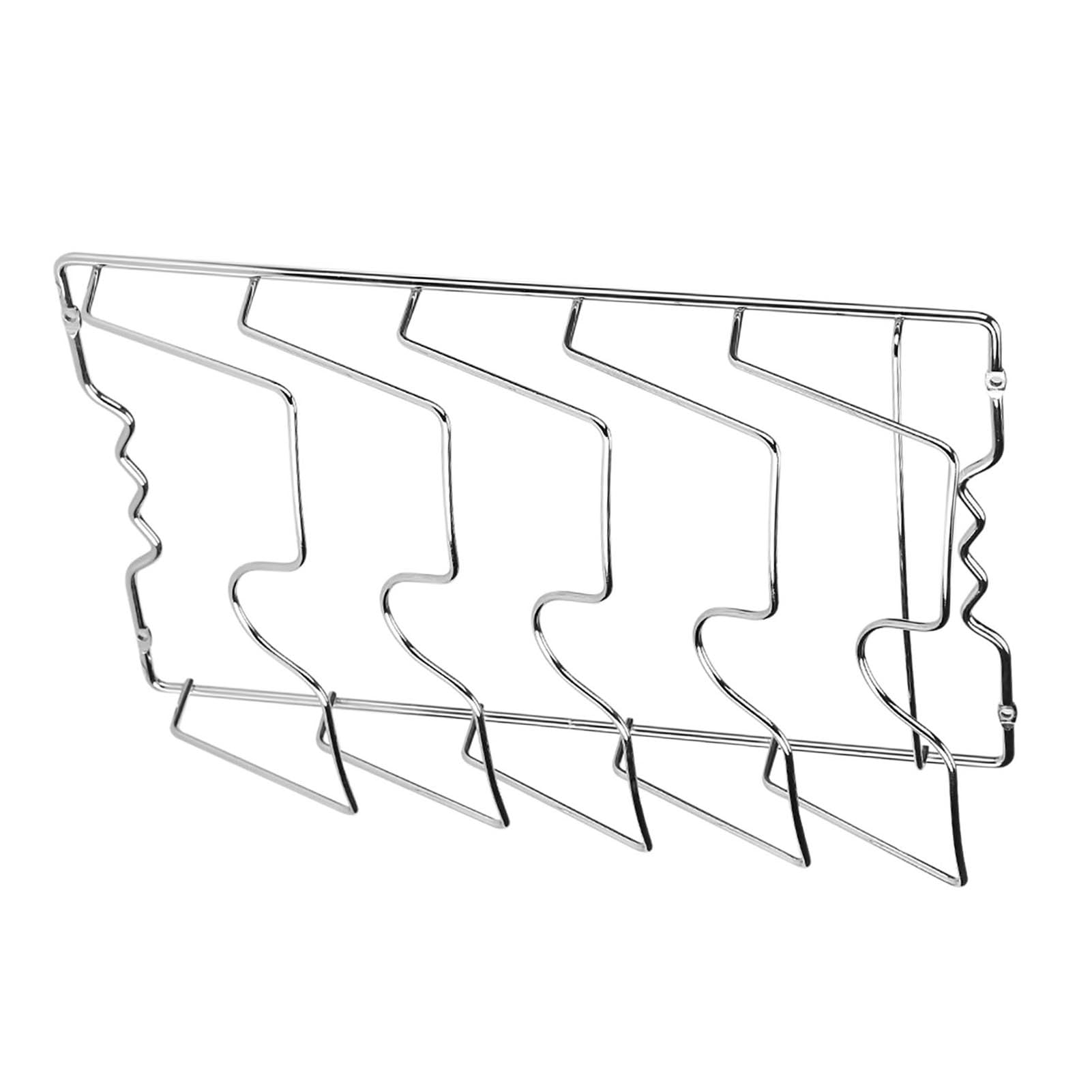 Porte-Couvercles Mural 5 Places - Support Couvercle Casserole - Rangement Couvercle Placard ou Mural 40,7 x 25,7 x 7,5 cm