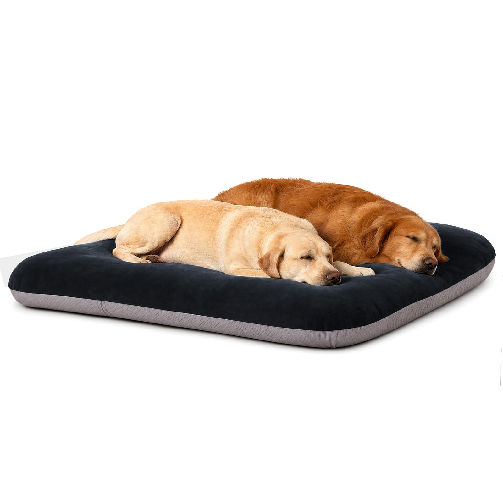 Magic Dog Memory Foam Super Soft Extra Large Dog Bed Orthopedic Pet Beds 47 Inch Jumbo Washable Anti Slip Dog Sleeping Mattress With Removable Cover, Dark Grey Xl-image-8