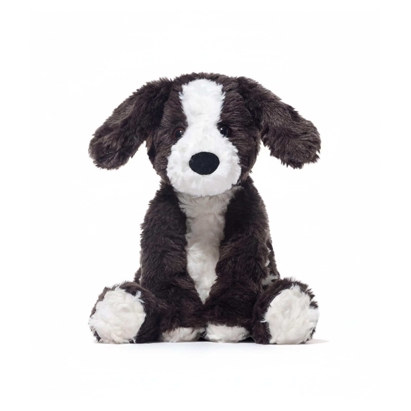 capybaraflying Realistic Border Collie Plush Toy,Soft Puppy Toy,24cm