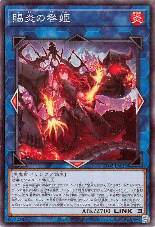 Amazon.co.jp: 遊戯王カード 賜炎の咎姫(ノーマル) TACTICAL-TRY DECK
