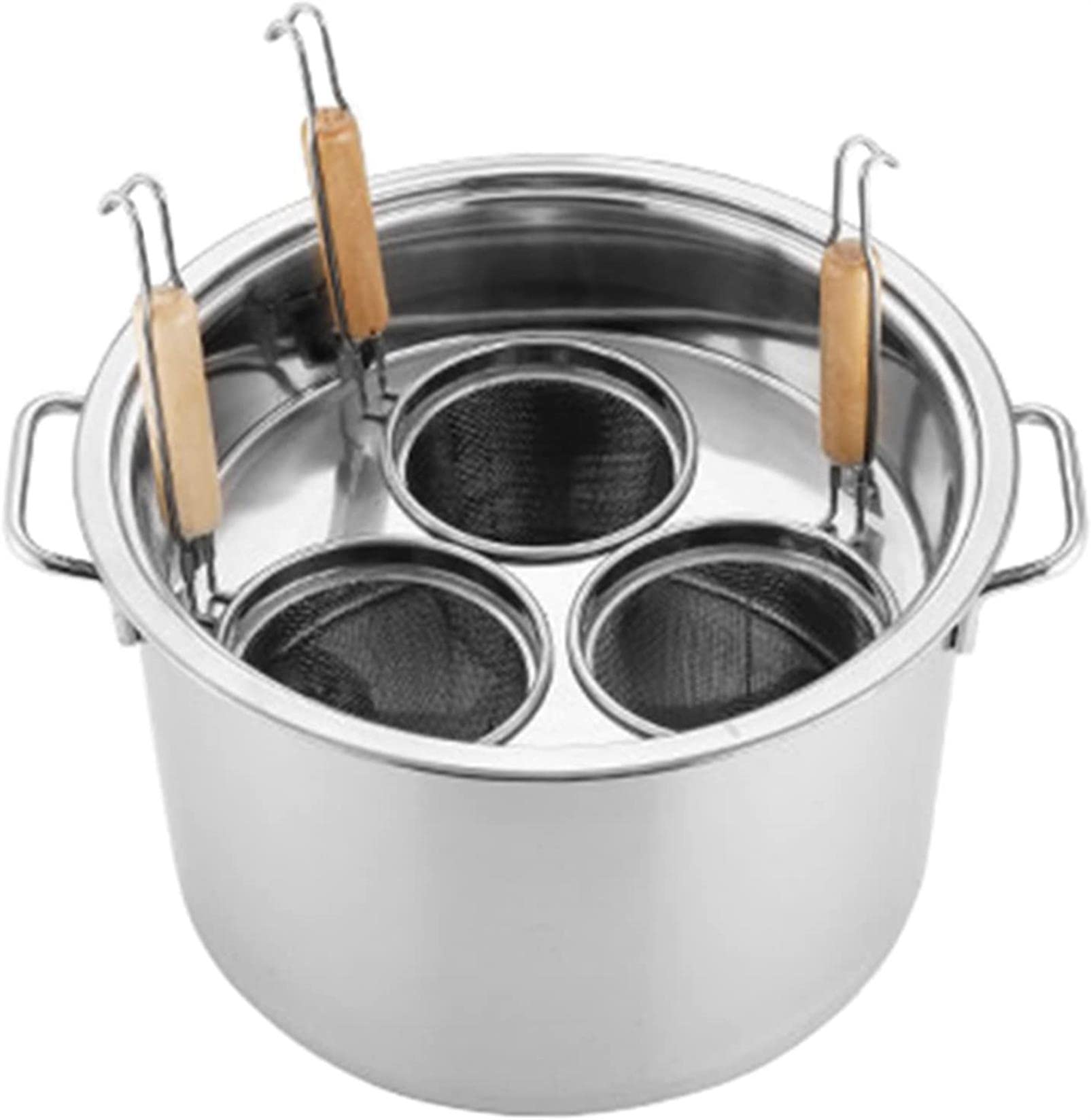Set per la cottura della pasta con cestello a 3 fori per pentole, multi-pentole, strumento di cottura essenziale per ristoranti e chef domestici