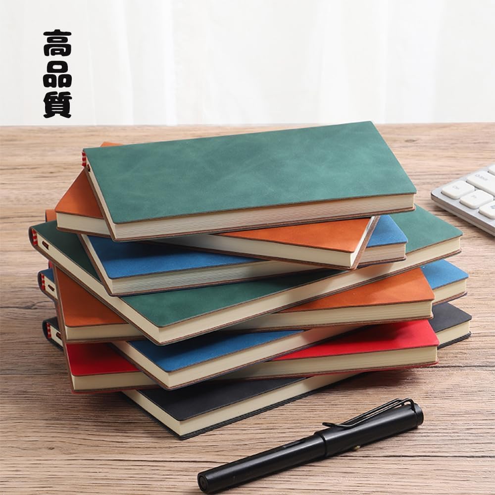 Amazon.co.jp: MOCOXYKLXY 日記帳 A5 メモ帳 ノート PU革製 200 ページ