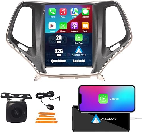 Miniatura 66 de Kunfine Coche CarPlay Android Navegación Automática Estéreo GPS Radio Reverse Cámara Pantalla 10 "IPS Pantalla Táctil Headunit Tablet Pad Media 10