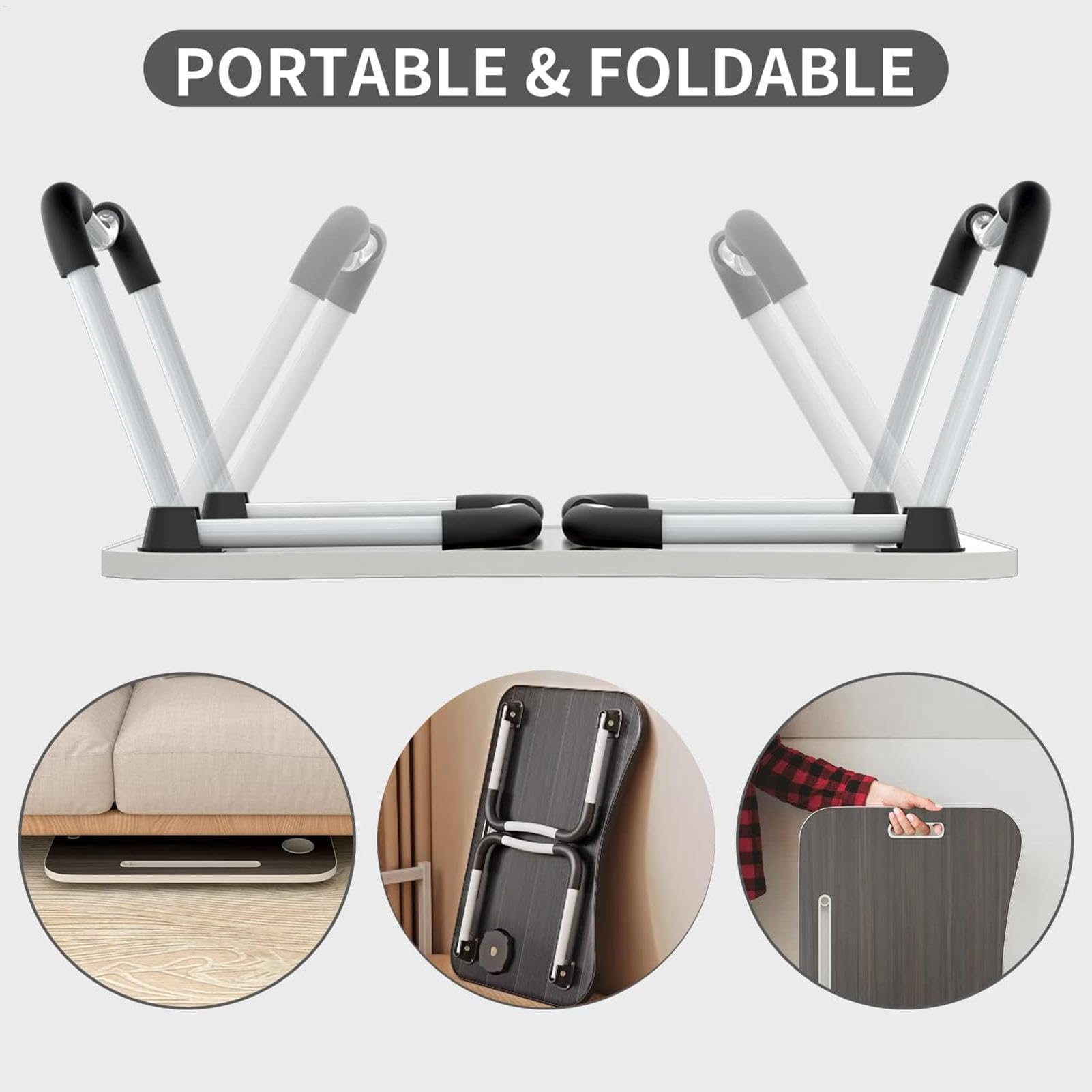 Scrivania da per laptop - Supporto pieghevole per laptop, scrivania da per | laptop | Supporto portatile antiscivolo, scrivania - tavolo