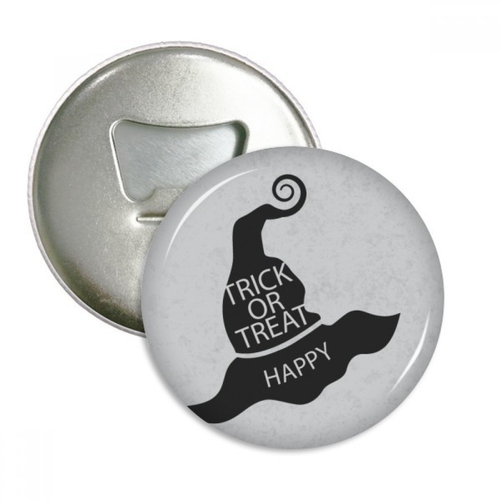 Badge bouton et décapsuleur chapeau de sorcière le cadeau d'Halloween idéal