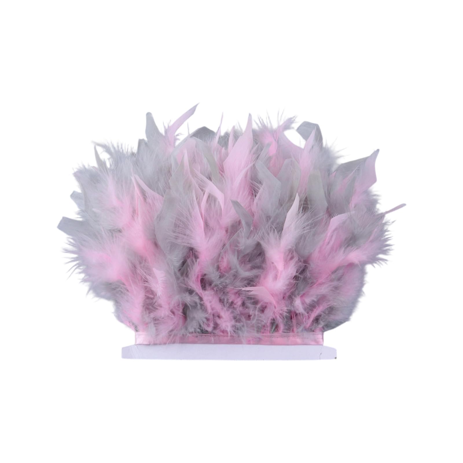 Sbshiouu C Two-Tone Flame 100Cm Natural Olorful Plumage For Raft, Ostume & Party Decoration, Headpi Flexible Raft Quills