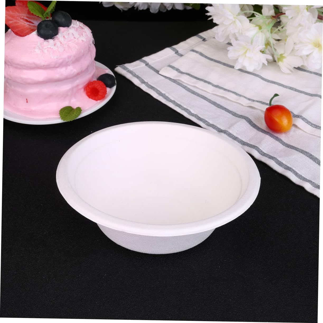 100pcs Bowls Food Bowls for Soup Noodles Salads Takeaway Packaging for Events Parties and Home Use