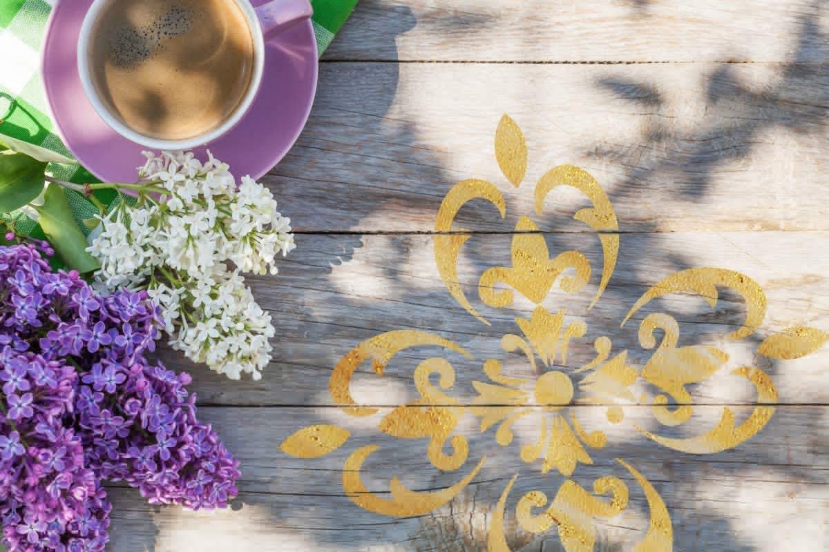 3-Piece Mandala Stencils Set - 12x12 Inch Reusable Laser Cut Templates For DIY Art & Home Decor