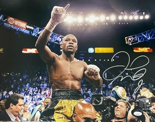 Floyd Mayweather Signed Autographed 16x20 Photo JSA Authenticated #2 - Autographed Boxing Photos
