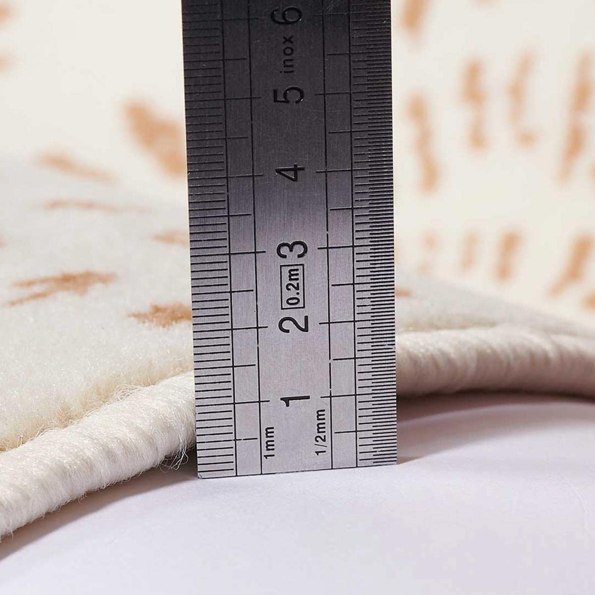 Teppium Tapis design à poils longs, RIA, 60 cm x 110 cm, ROUGE