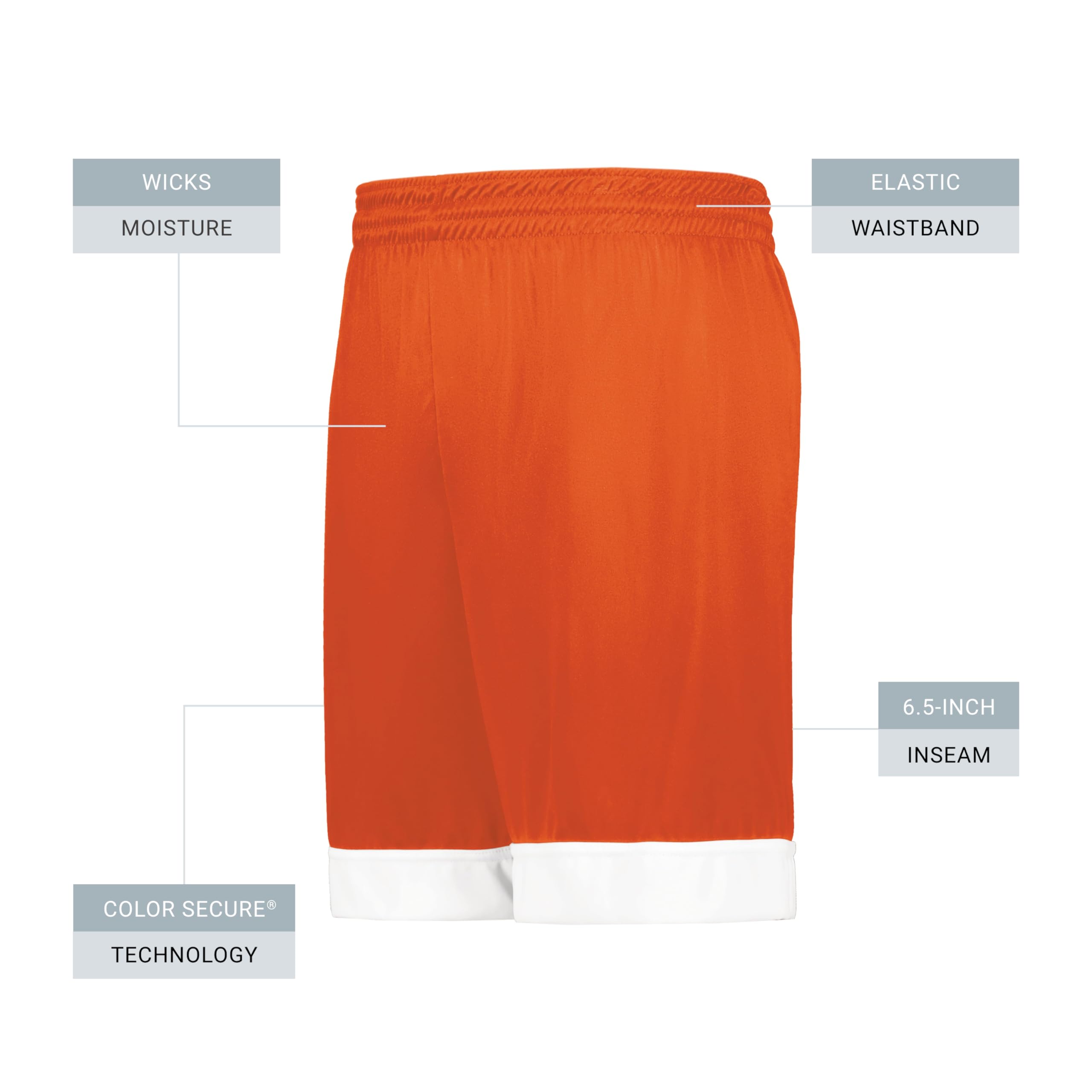 Augusta Sportswear Augusta Sportswear Swish Reversible Basketball Shorts - Shorty Mężczyźni