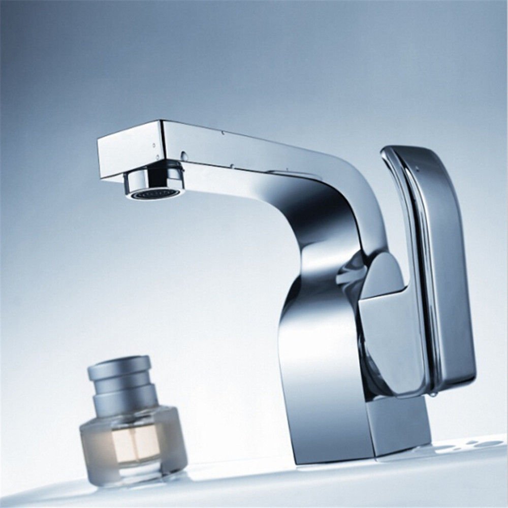 Modern high-grade copper faucet simple kitchen faucet