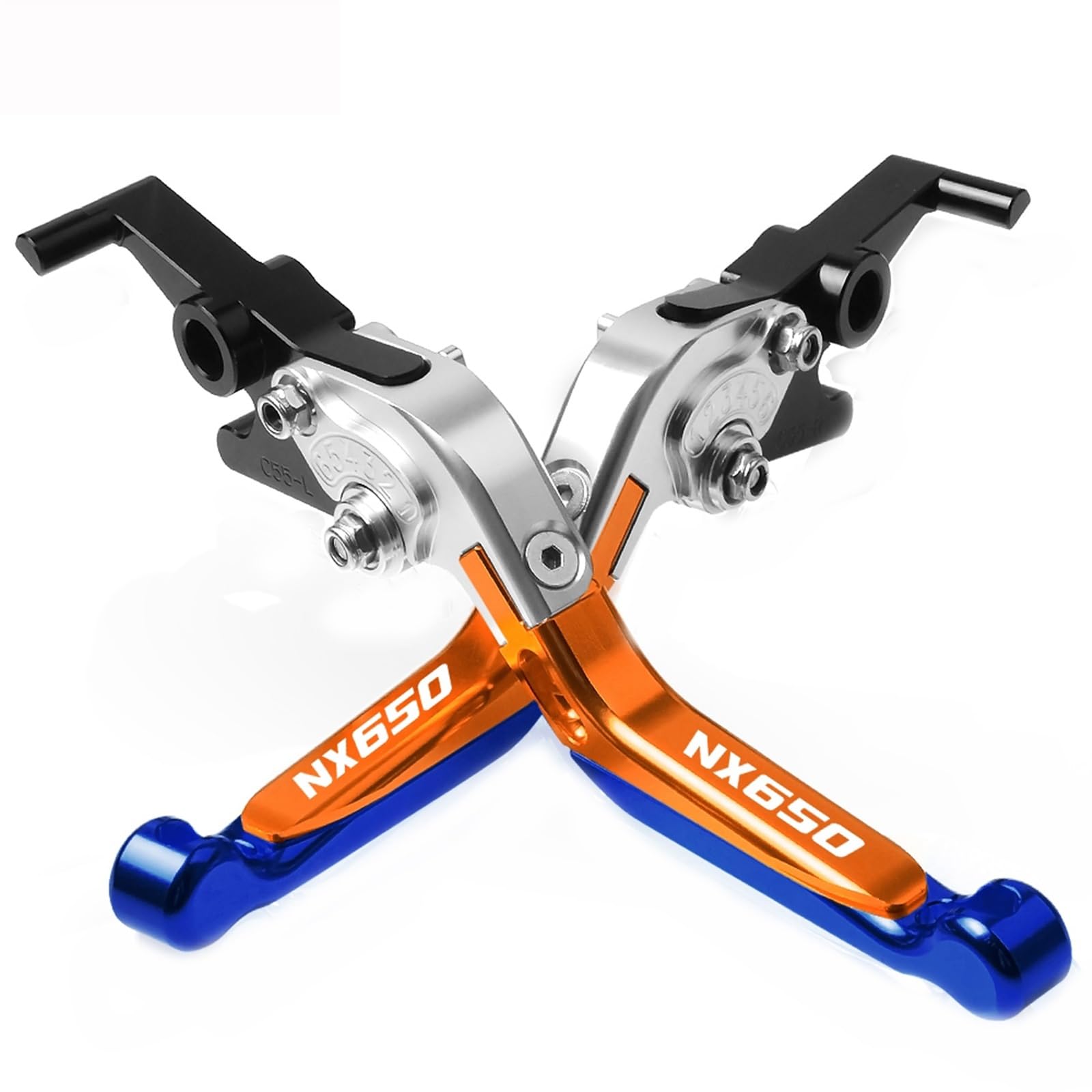 Leviers de frein embrayage NX650 Dominator 1988-1999 pliables en alu CNC