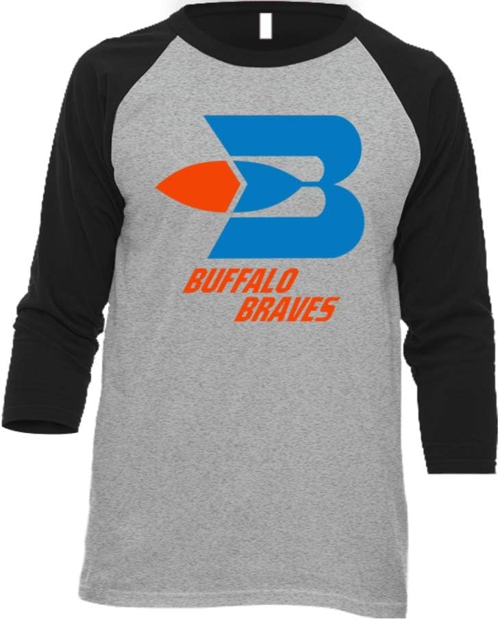 Buffalo Braves Retro 70's Basketball Baseball Raglan T Shirt