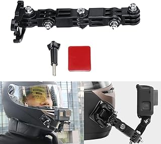 C-FUNN Montaje Frontal De Casco De Cara Completa para Sjcam/Antshares/Gopro Hero 6 5 4 3 Cámara De Acción