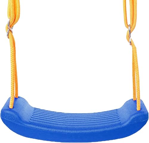 Miniatura 3 de Asiento de columpio de plástico para niños con revestimiento termoplástico cómodo Swingset para cuerda/columpio de árbol adecuado para exteriores e