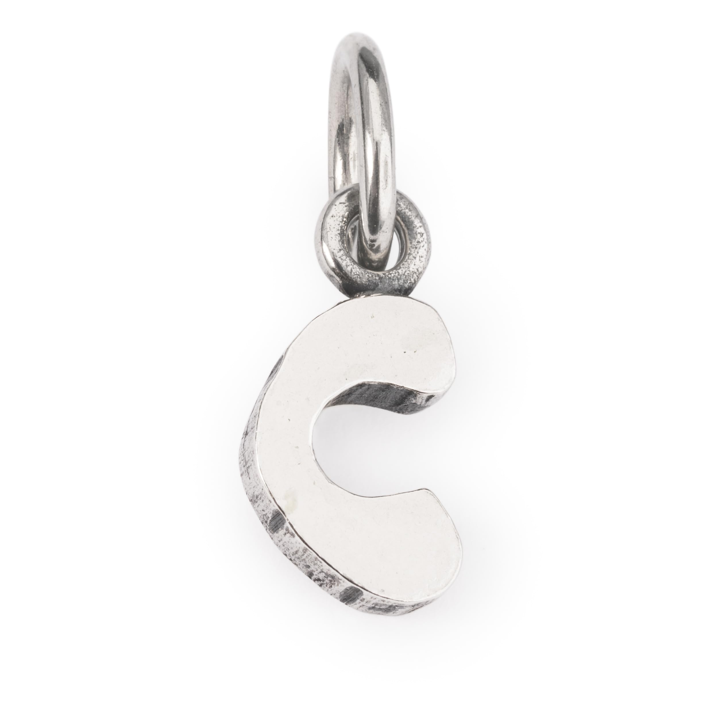 Trollbeads Ciondolo a forma di lettera per braccialetto catena portachiavi idea regalo argento sterling TAGBE-20270 - TAGBE-20296, misura unica, Argento sterling, Nessuna pietra preziosa