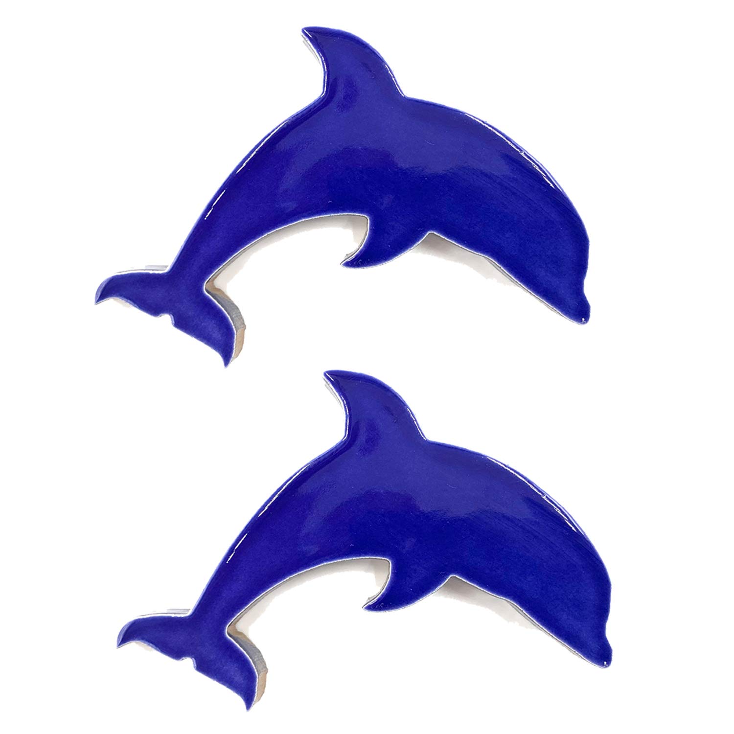 Aquatic Custom Tile Porcelain Swimming Pool Dolphin Step Marker Mosaic(4.5