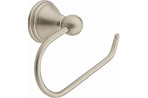 Moen DN8408BN Preston Collection Single Post Toilet Paper Holder