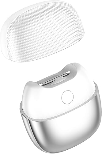 YFLife Cortauñas eléctrico 2025 para cortar y moler integrado, con luz LED, 2 velocidades, recortadora de uñas de bebé silenciosa y portátil para