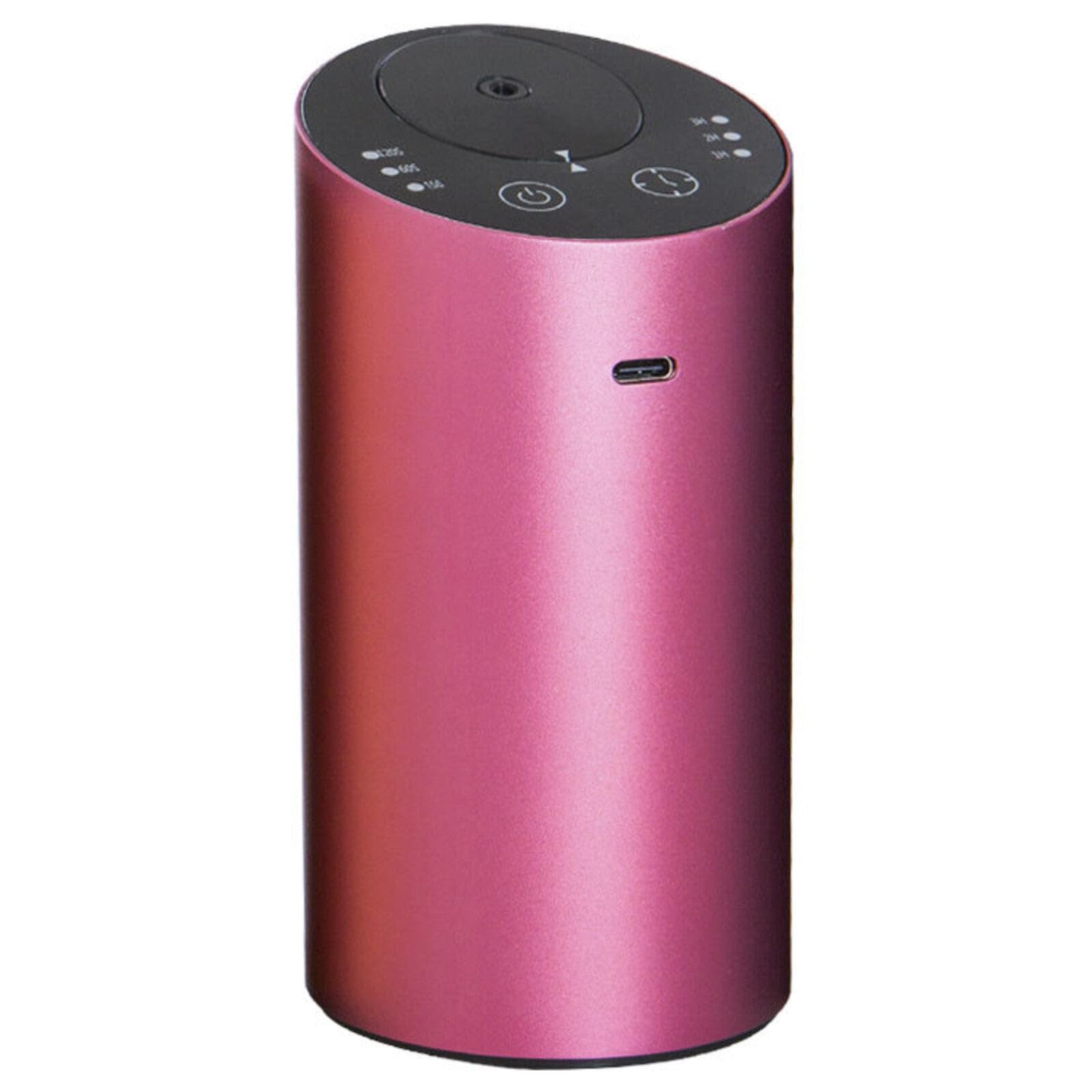hKjPlvf Essential Oil Diffuser Portable Nebulizer Aluminum Alloy 2000mAh Rechargeable Waterless Aromatherapy Machine Car Home Office Bedroom Yoga 7 Colors Gift Gold