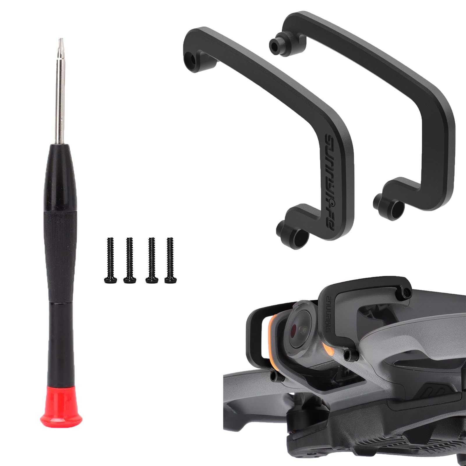 Bumper for DJI Avata 2 Anti-collision Protection Bar Aluminum Alloy Camera Lens Gimbal Guard Lens Protective bar Safety Bar Drone Accessories Protector Lightweight